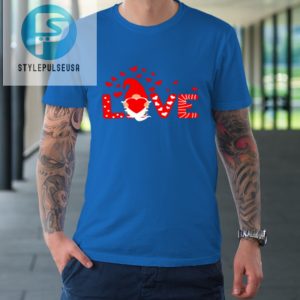 Valentines Day Love Gnomies Holding Red Heart Valentine Tshirt stylepulseusa 1 6