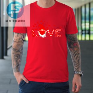 Valentines Day Love Gnomies Holding Red Heart Valentine Tshirt stylepulseusa 1 7