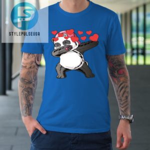 Valentine Heart Bear Dabbing Panda Tshirt stylepulseusa 1 6