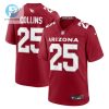 Zaven Collins 25 Arizona Cardinals Home Game Jersey Cardinal stylepulseusa 1