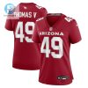 Starling Thomas V 49 Arizona Cardinals Women Team Game Jersey Cardinal stylepulseusa 1