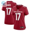 Kaden Davis 17 Arizona Cardinals Women Team Game Jersey Cardinal stylepulseusa 1