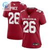 Bobby Price 26 Arizona Cardinals Women Team Game Jersey Cardinal stylepulseusa 1