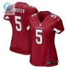 Matt Prater 5 Arizona Cardinals Women Game Jersey Cardinal stylepulseusa 1