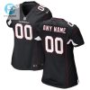 Arizona Cardinals Women Custom Alternate Game Jersey Black stylepulseusa 1