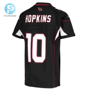 Deandre Hopkins 10 Arizona Cardinals Youth Game Jersey Black Tgv stylepulseusa 1 3