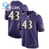 Baltimore Ravens Marcus Williams 43 Game Jersey Purple Jersey Tgv stylepulseusa 1