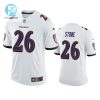 Baltimore Ravens Geno Stone 26 White Vapor Limited Jersey Tgv stylepulseusa 1