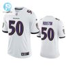 Baltimore Ravens Justin Houston 50 White Vapor Limited Jersey Tgv stylepulseusa 1