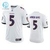 Baltimore Ravens Jalyn Armourdavis 5 White Vapor Limited Jersey Tgv stylepulseusa 1