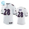 Baltimore Ravens 28 Mike Davis White Vapor Limited Jersey Tgv stylepulseusa 1