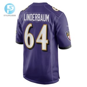 Tyler Linderbaum 64 Baltimore Ravens 2022 Draft First Round Pick Game Jersey In Purple Tgv stylepulseusa 1 2