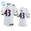 Justice Hill Baltimore Ravens White Vapor Limited Jersey Tgv stylepulseusa 1