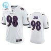 Baltimore Ravens Travis Jones 98 White Vapor Limited Jersey Tgv stylepulseusa 1