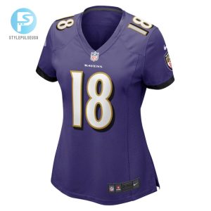 Kyle Fuller Baltimore Ravens Womens Player Game Jersey Purple Tgv stylepulseusa 1 2
