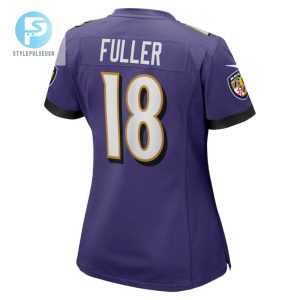 Kyle Fuller Baltimore Ravens Womens Player Game Jersey Purple Tgv stylepulseusa 1 3