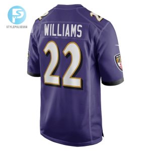 Damarion Williams Baltimore Ravens Player Game Jersey Purple Tgv stylepulseusa 1 3