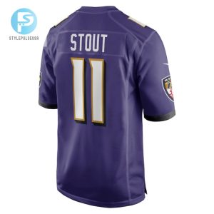 Jordan Stout Baltimore Ravens Player Game Jersey Purple Tgv stylepulseusa 1 3