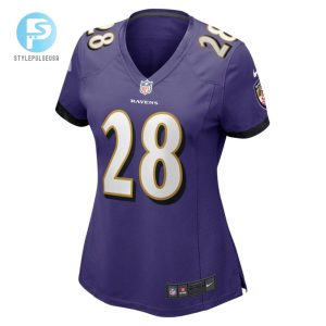 Mike Davis Baltimore Ravens Womens Player Game Jersey Purple Tgv stylepulseusa 1 2