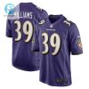 Denzel Williams Baltimore Ravens Player Game Jersey Purple Tgv stylepulseusa 1