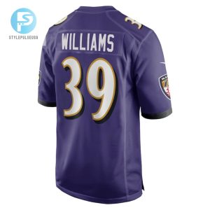 Denzel Williams Baltimore Ravens Player Game Jersey Purple Tgv stylepulseusa 1 2