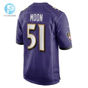Jeremiah Moon Baltimore Ravens Player Game Jersey Purple Tgv stylepulseusa 1 3