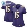 Brett Hundley Baltimore Ravens Womens Player Game Jersey Purple Tgv stylepulseusa 1