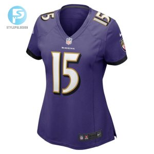 Brett Hundley Baltimore Ravens Womens Player Game Jersey Purple Tgv stylepulseusa 1 2