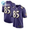 Shemar Bridges Baltimore Ravens Player Game Jersey Purple Tgv stylepulseusa 1