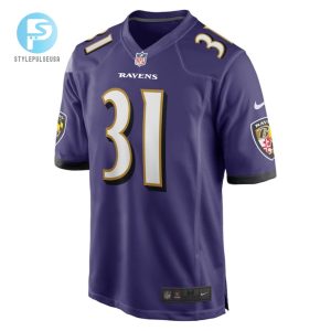 Ricky Person Baltimore Ravens Player Game Jersey Purple Tgv stylepulseusa 1 2