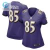 Shemar Bridges Baltimore Ravens Womens Player Game Jersey Purple Tgv stylepulseusa 1