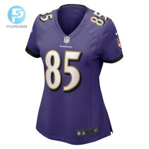 Shemar Bridges Baltimore Ravens Womens Player Game Jersey Purple Tgv stylepulseusa 1 2