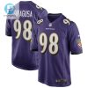 Tony Siragusa Baltimore Ravens Game Retired Player Jersey Purple Tgv stylepulseusa 1