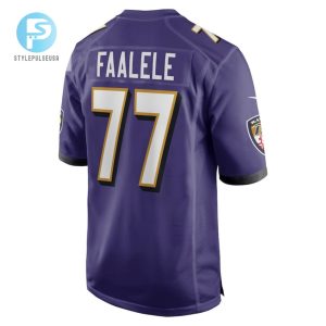 Daniel Faalele Baltimore Ravens Player Game Jersey Purple Tgv stylepulseusa 1 3