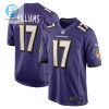 Devon Williams Baltimore Ravens Player Game Jersey Purple Tgv stylepulseusa 1