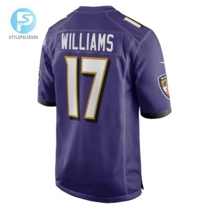 Devon Williams Baltimore Ravens Player Game Jersey Purple Tgv stylepulseusa 1 3