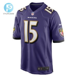 Brett Hundley Baltimore Ravens Player Game Jersey Purple Tgv stylepulseusa 1 2