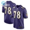 Morgan Moses Baltimore Ravens Game Player Jersey Purple Tgv stylepulseusa 1