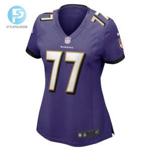 Daniel Faalele Baltimore Ravens Womens Player Game Jersey Purple Tgv stylepulseusa 1 2