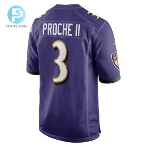 James Proche Ii Baltimore Ravens Team Game Player Jersey Purple Tgv stylepulseusa 1 3