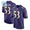 Delshawn Phillips Baltimore Ravens Game Player Jersey Purple Tgv stylepulseusa 1