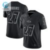 J.K. Dobbins Baltimore Ravens Rflctv Limited Jersey Black Tgv stylepulseusa 1
