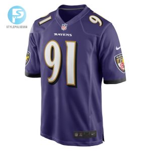 Rayshad Nichols Baltimore Ravens Game Player Jersey Purple Tgv stylepulseusa 1 2