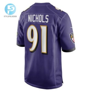 Rayshad Nichols Baltimore Ravens Game Player Jersey Purple Tgv stylepulseusa 1 3