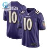 Demarcus Robinson Baltimore Ravens Game Player Jersey Purple Tgv stylepulseusa 1