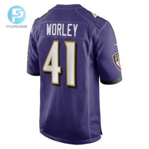 Daryl Worley Baltimore Ravens Game Player Jersey Purple Tgv stylepulseusa 1 3