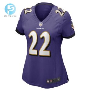 Damarion Williams Baltimore Ravens Womens Player Game Jersey Purple Tgv stylepulseusa 1 2