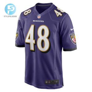 Jeremiah Moon Baltimore Ravens Game Player Jersey Purple Tgv stylepulseusa 1 2