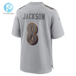Lamar Jackson 8 Baltimore Ravens Men Atmosphere Fashion Game Jersey Gray Tgv stylepulseusa 1 3