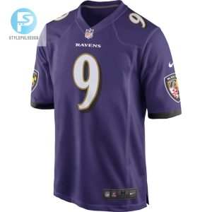 Justin Tucker 9 Baltimore Ravens Game Jersey Purple Tgv stylepulseusa 1 2